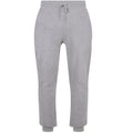 Heather Grey - Front - Build Your Brand Mens Basic Organic Jogging Bottoms
