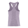 Purple - Back - TriDri Womens-Ladies Multi Sport Sculpted Seamless 3D Vest