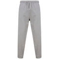 Heather Grey - Front - SF Unisex Adult Fashion Cuffed Jogging Bottoms