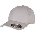 Silver - Front - Yupoong Unisex Adult Flexfit Recycled Polyester Baseball Cap