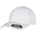 White - Front - Yupoong Unisex Adult Flexfit Recycled Polyester Baseball Cap