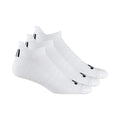 White - Back - Adidas Mens Ankle Socks (Pack of 3)