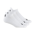 White - Front - Adidas Mens Ankle Socks (Pack of 3)