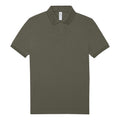 Camo Green - Front - B&C Mens Polo Shirt