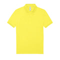 Solar Yellow - Front - B&C Mens Polo Shirt