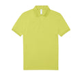 Lime - Front - B&C Mens Polo Shirt
