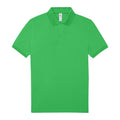 Apple Green - Front - B&C Mens Polo Shirt