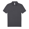 Dark Grey - Front - B&C Mens Polo Shirt
