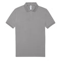 Sports Grey - Front - B&C Mens Polo Shirt