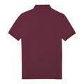 Burgundy - Back - B&C Mens Polo Shirt