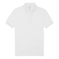 White - Front - B&C Mens Polo Shirt