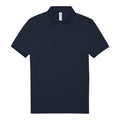 Navy - Front - B&C Mens Polo Shirt