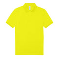 Pixel Lime - Front - B&C Mens Polo Shirt