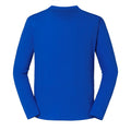 Royal Blue - Back - Fruit of the Loom Mens Iconic 195 Premium Ringspun Cotton Long-Sleeved T-Shirt