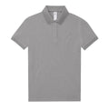 Sports Grey - Front - B&C Womens-Ladies My Polo Shirt