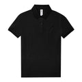 Black - Front - B&C Womens-Ladies My Polo Shirt