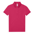 Meta Fuchsia - Front - B&C Womens-Ladies My Polo Shirt