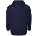 Navy - Back - Ecologie Unisex Adult Crater Recycled Hoodie