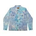 Lagoon - Front - Colortone Unisex Adult Tie Dye Denim Jacket