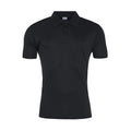 Jet Black - Front - AWDis Cool Unisex Adult Cool Smooth Polo Shirt