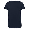 Navy - Back - B&C Womens-Ladies Triblend T-Shirt