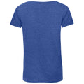 Royal Blue Heather - Back - B&C Womens-Ladies Triblend T-Shirt