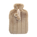 Biscuit - Front - Ribbon Classic Faux Fur Hot Water Bottle