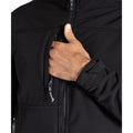 Black - Side - Craghoppers Mens Whitby Soft Shell Jacket