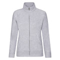 Heather Grey - Front - Fruit of the Loom Womens-Ladies Premium Lady Fit Jacket