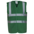 Paramedic Green - Front - Yoko Unisex Adult Hi-Vis Waistcoat