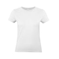 White - Front - B&C Womens-Ladies E190 T-Shirt