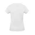 White - Back - B&C Womens-Ladies E190 T-Shirt