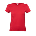 Red - Front - B&C Womens-Ladies E190 T-Shirt