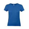 Royal Blue - Front - B&C Womens-Ladies E190 T-Shirt