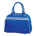 Bright Royal Blue-White - Front - Bagbase Retro 23L Bowling Bag