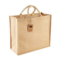 Natural - Front - Westford Mill Jumbo Jute Shopper Bag