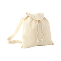 Natural - Front - Westford Mill Festival Organic Backpack