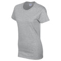 Sports Grey - Side - Gildan Womens-Ladies Heavy Cotton T-Shirt