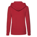 Red - Back - Fruit of the Loom Womens-Ladies Classic 80-20 Lady Fit Hoodie