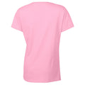Light Pink - Back - Gildan Womens-Ladies Cotton Heavy T-Shirt