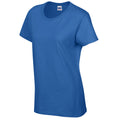 Royal Blue - Side - Gildan Womens-Ladies Cotton Heavy T-Shirt