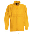 Gold - Front - B&C Mens Sirocco Soft Shell Jacket