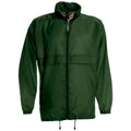 Bottle Green - Front - B&C Mens Sirocco Soft Shell Jacket