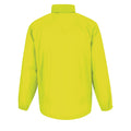 Ultra Yellow - Back - B&C Mens Sirocco Soft Shell Jacket