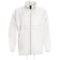 White - Front - B&C Mens Sirocco Soft Shell Jacket