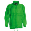 Real Green - Front - B&C Mens Sirocco Soft Shell Jacket