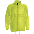 Ultra Yellow - Front - B&C Mens Sirocco Soft Shell Jacket