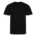 Solid Black - Front - Awdis Mens Triblend T-Shirt