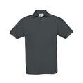 Dark Grey - Front - B&C Mens Safran Polo Shirt