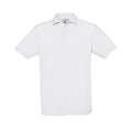 White - Front - B&C Mens Safran Polo Shirt